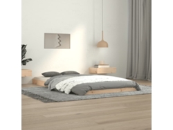 Estructura De Cama Madera Maciza De Pino 100x200 Cm