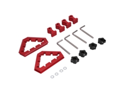 2 Conjuntos De Soporte De Ángulo Recto Para Carpintería 45° 90° Aluminio Medida 0‑12cm