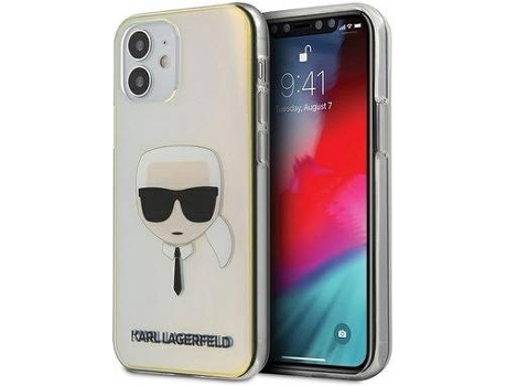 Carcasa iPhone 12 Mini KARL LAGERFELD Negro