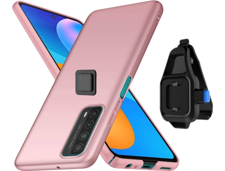 Funda + Soporte de Cintura Oppo Find X3 NEO Turtleshell Rosa