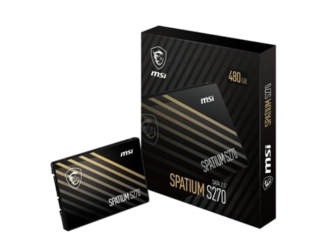 Disco Duro MSI Spatium S270 2,5 480 GB SSD