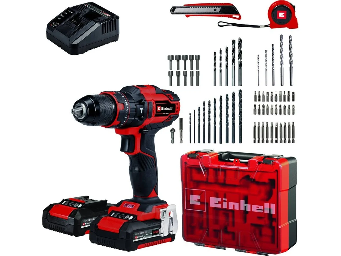 Taladro de impacto inalámbrico Einhell TE-CD 18/40