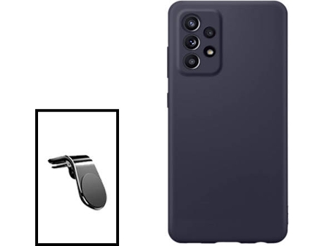 Kit Carcasa + Soporte de Auto Samsung Galaxy A33 5G GIFT4ME Negro