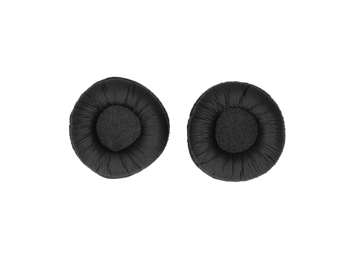 Almohadilla De Repuesto Universal De 55 Mm Para Auriculares, De Piel Sintética Negra.