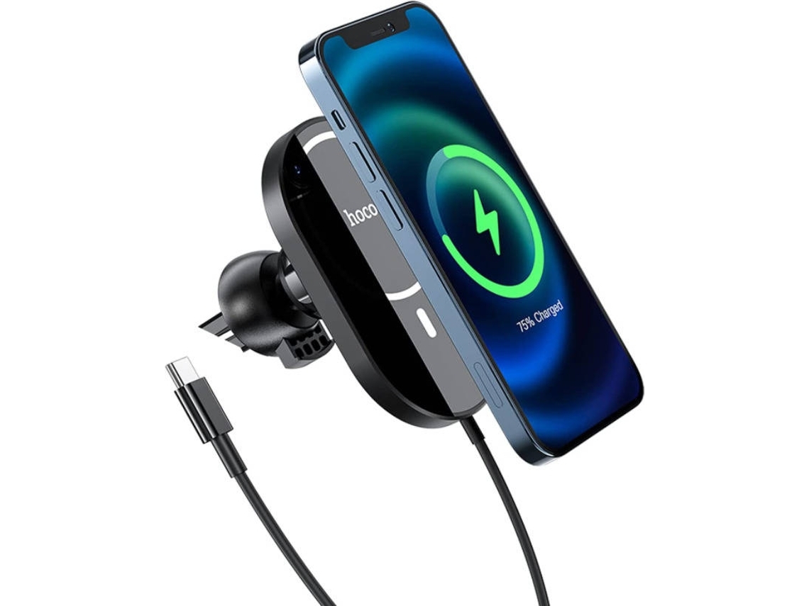 Cargador Carro Sem Usb-C Integrado Magsafe para iPhone 13 YIZHOOD Negro