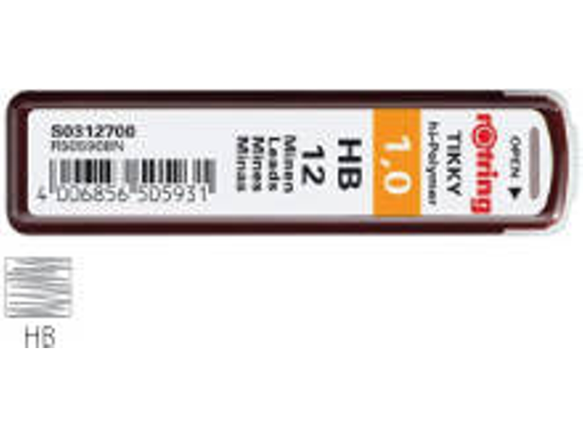 Minas para Portaminas ROTRING Tubo (1 HB)