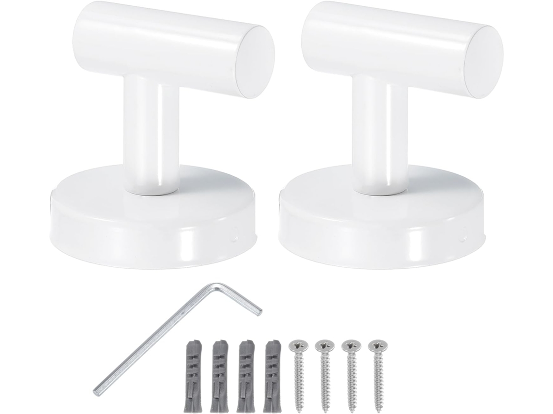 2 Ganchos De Baño Impermeables De Acero Inoxidable Para Toallas/abrigos, Para Puertas De Cocina,