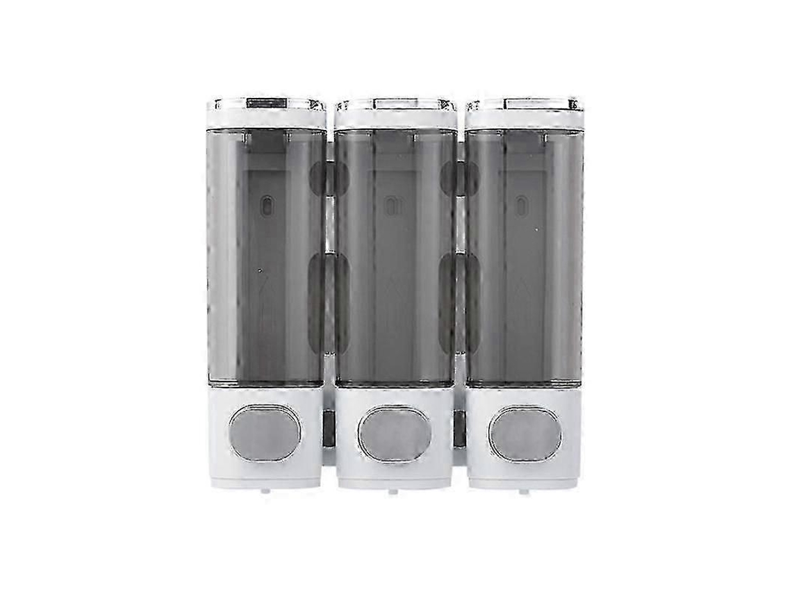 Dispensador de jabón líquido transparente Rosewell para baño con tornillos de montaje para pared de ducha