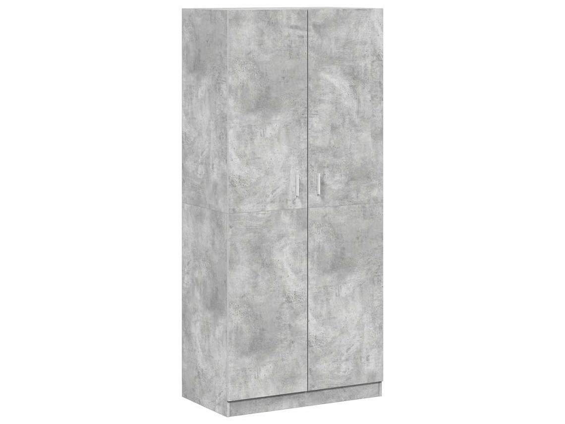 Armario MAISON EXCLUSIVE en Derivados de Madera Gris Cemento (90x52x200 cm)