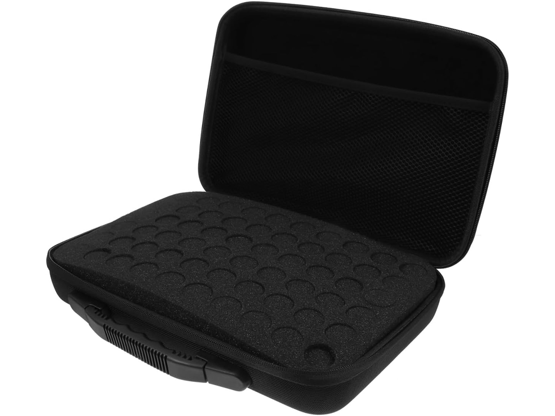 Pack Compacto Para Almacenar Aceites Esenciales Con 60 Botellas Para Facilitar El Transporte.
