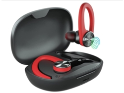 Auriculares Bluetooth inalámbricos verdaderos U89 Micrófono interno Rojo VEANXIN