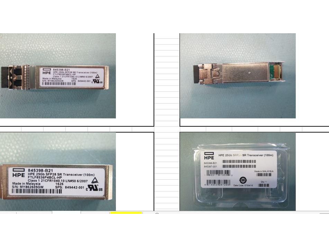 HEWLETT PACKARD SFP28 de corto alcance de 25 GB