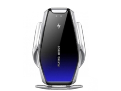 Cargador Carro Sem Fio Fast Sensor Ventilação Smartphone Yizhood Blanco