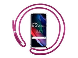 Carcasa Oppo Find X3 Neo 5G TUMUNDOSMARTPHONE Colgante Rosa