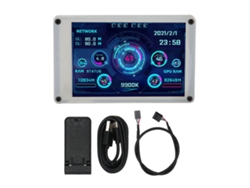 Monitor De Temperatura Para Pc De 3,5 Pulgadas Con Doble Usb, Cpu, Gpu, Ram, Sensor Ips, Linux Y Raspberry Pi.