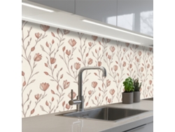 Paneles estándar para salpicadero de cocina - Clásico - Rosa 200x60 cm