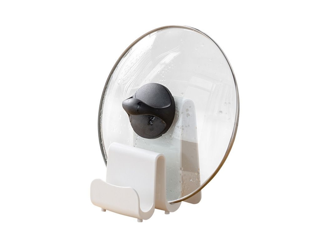 Organizador De Tapas De Ollas - Soporte De Plástico De 3 Niveles - Almacenamiento Compacto