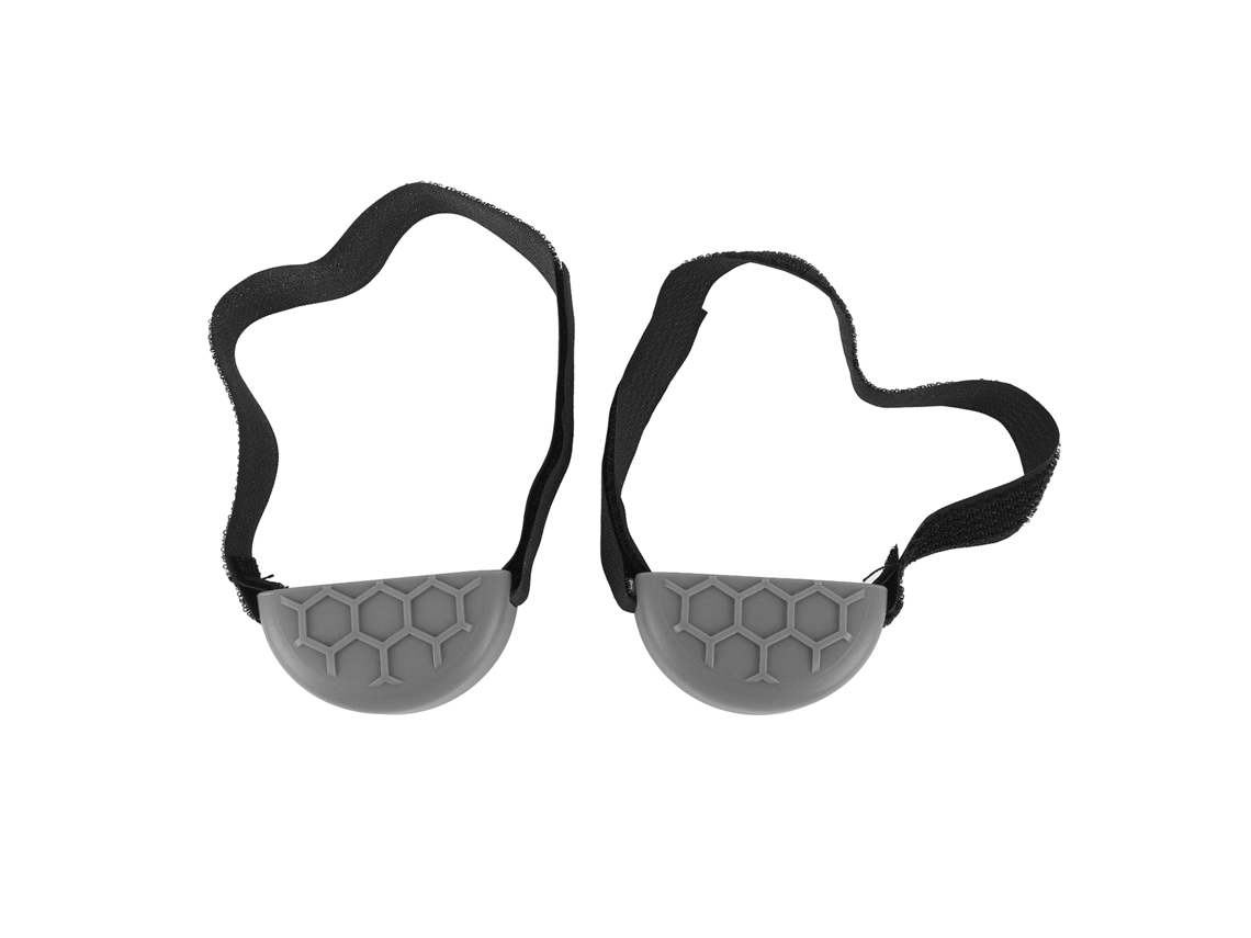 Ats-2 Piezas Protector De Punta De Zapato Infantil Resistente Al Desgaste Antideslizante Para Zapatos Deportivos Gris