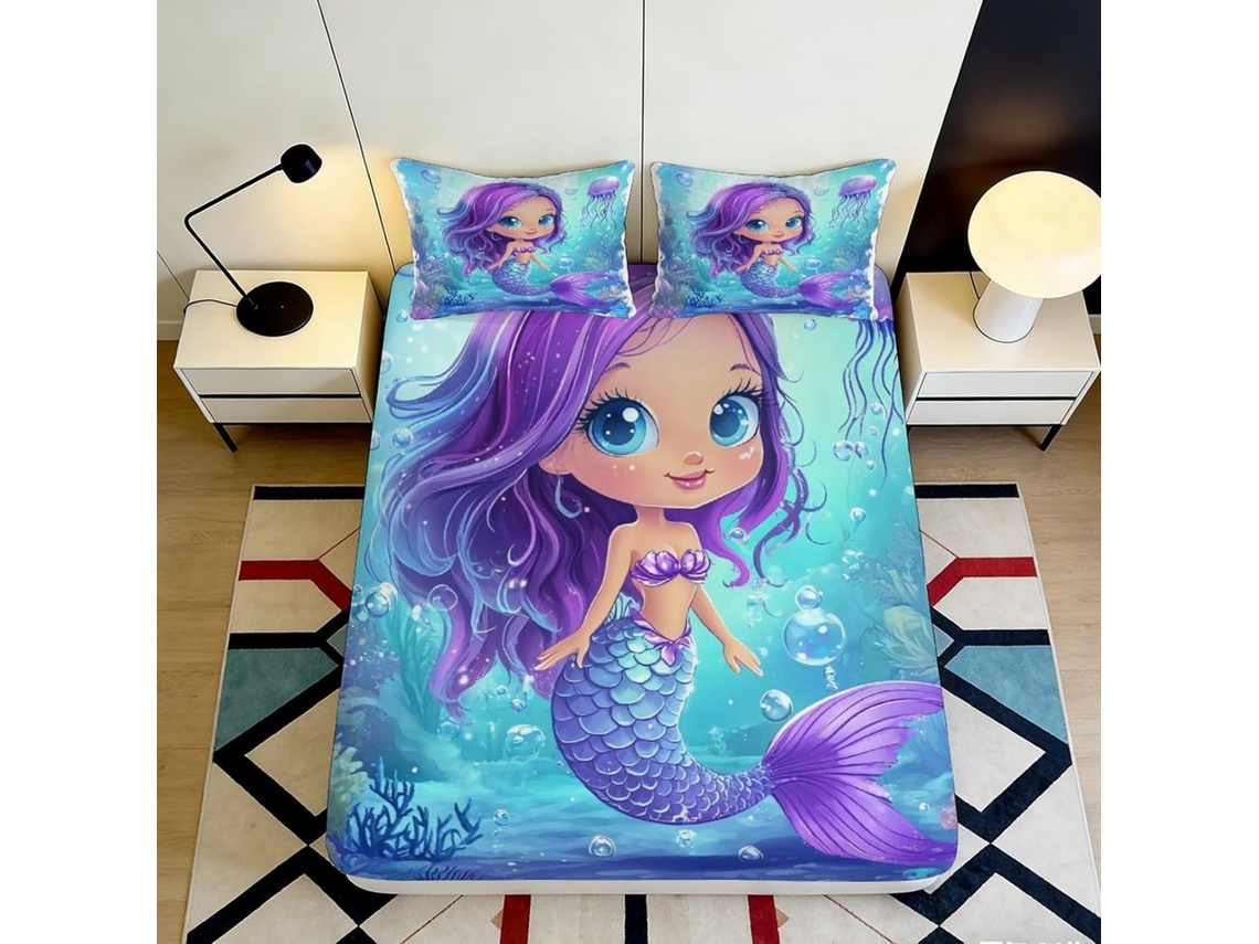 Microfibra Estampado Color Cama Microfibra Diseño Almohada Juego 200x25cm