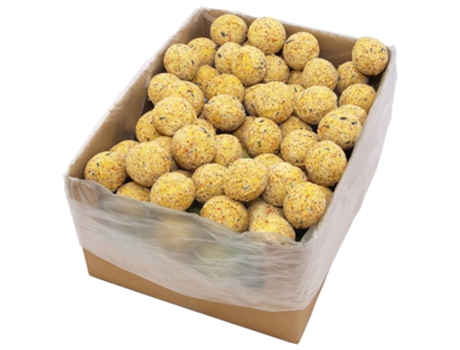 Conjunto 200 Bolas de grasa para aves VIDA XL (90 g)