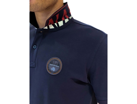 Polo de Hombre NAPAPIJRI Algodón Azul (S)