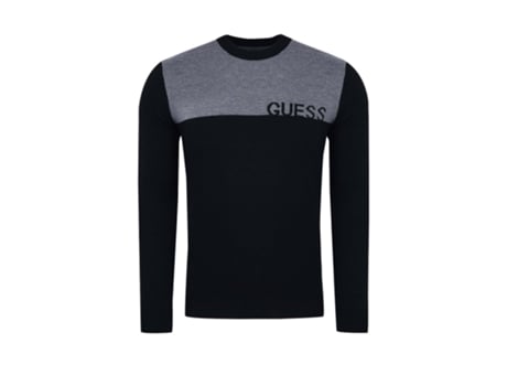 Sudadera GUESS JEANS Poliamida Hombre (L - Negro)