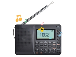 Radio De Banda Completa Soporte Bluetooth Grabación De Tarjeta De Memoria Reproductor Mp3 Portátil Radio Fm Am Sw Para Personas Mayores