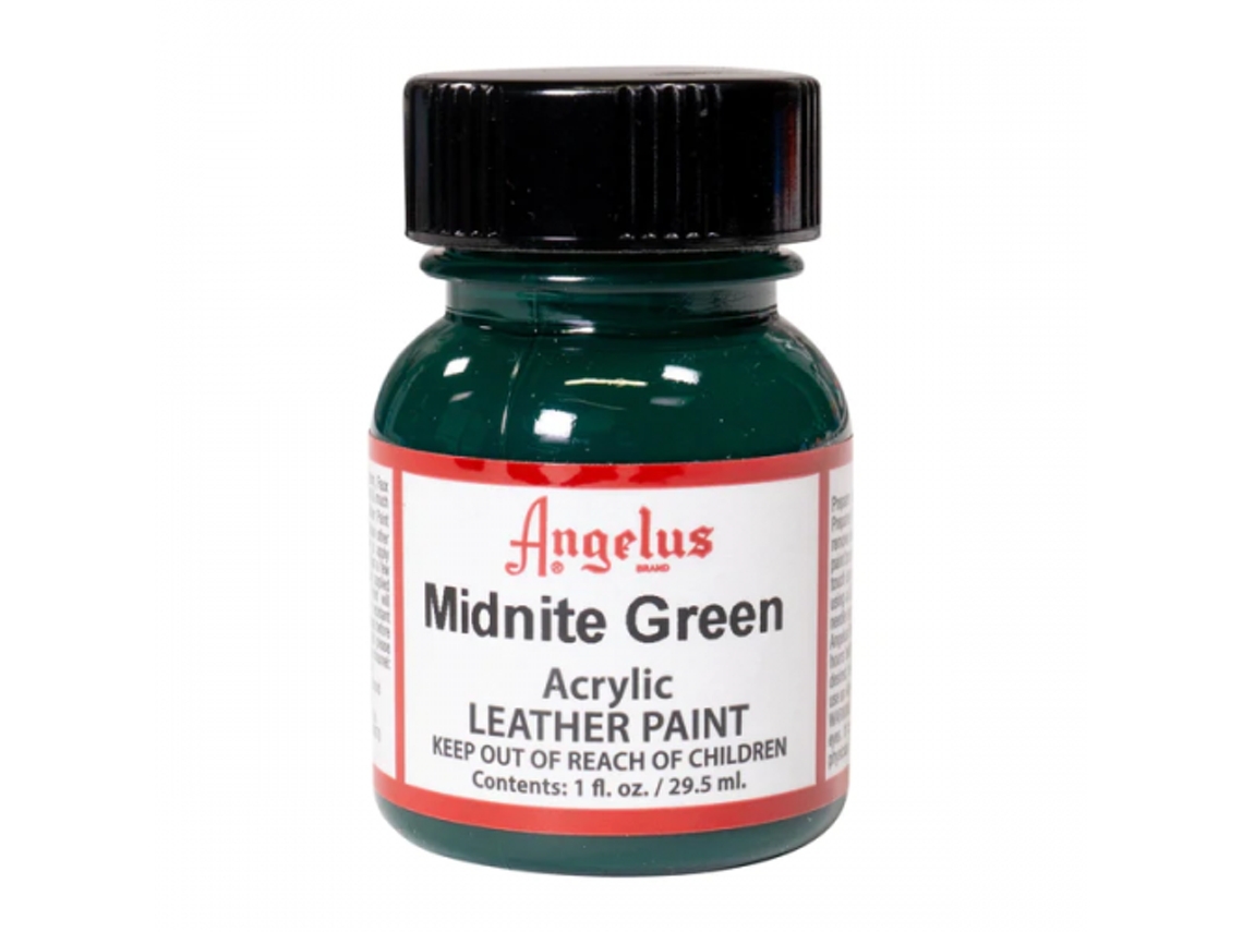 Pintura Cuero Y Polipiel Angelus 29,5 Ml (Midnight Green 052)