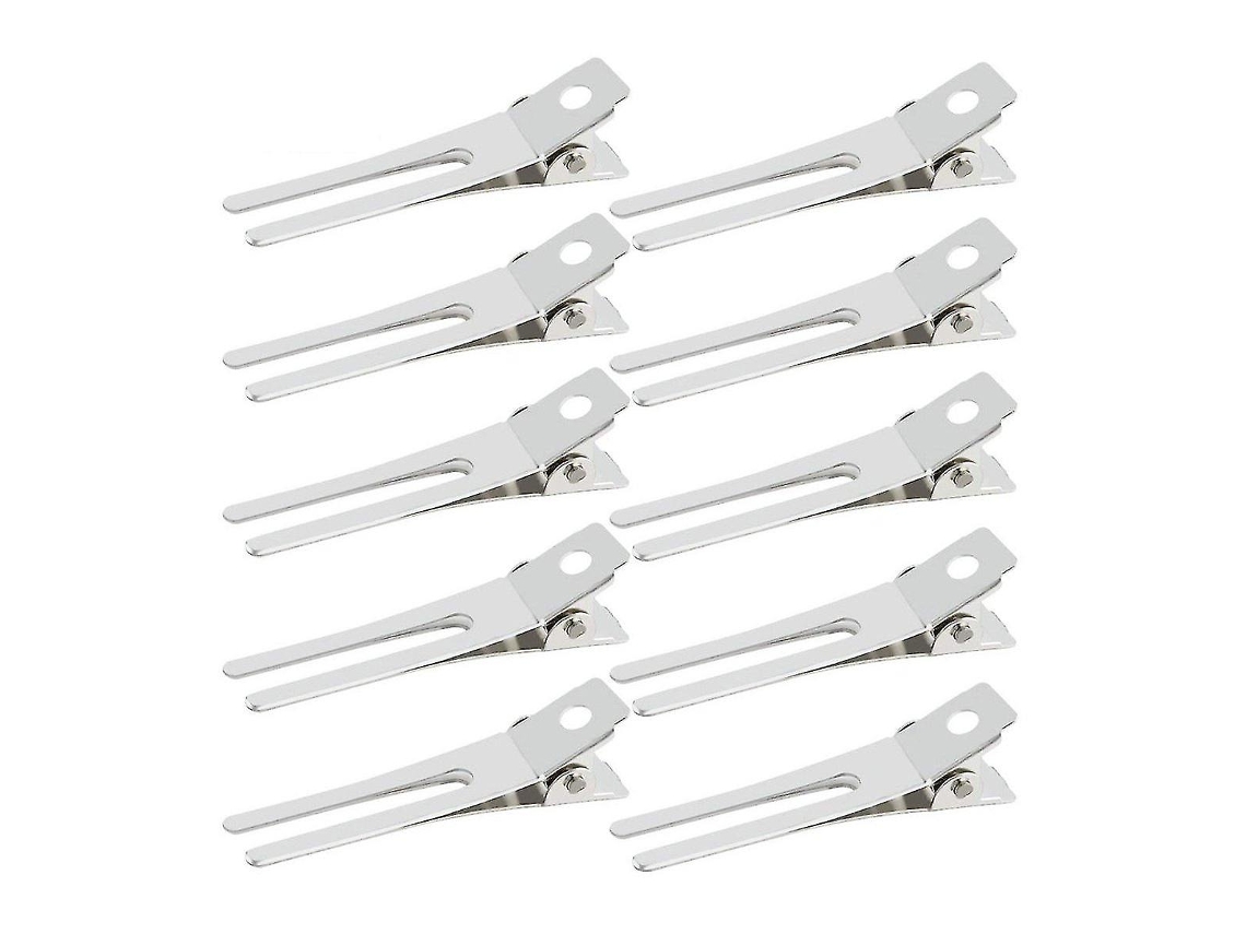50 Clips De Pelo De Metal Para Rizos, 4.5 Cm, Pinzas De Aligator Resistentes A La Oxidación Para Peinado Profesional Y Diario