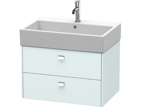 Mueble DURAVIT Brioso empotrado de pared 68,4 x 45,9 cm 2 cajones incl. hueco para sifón y delantal para lavabo Vero Air 235070