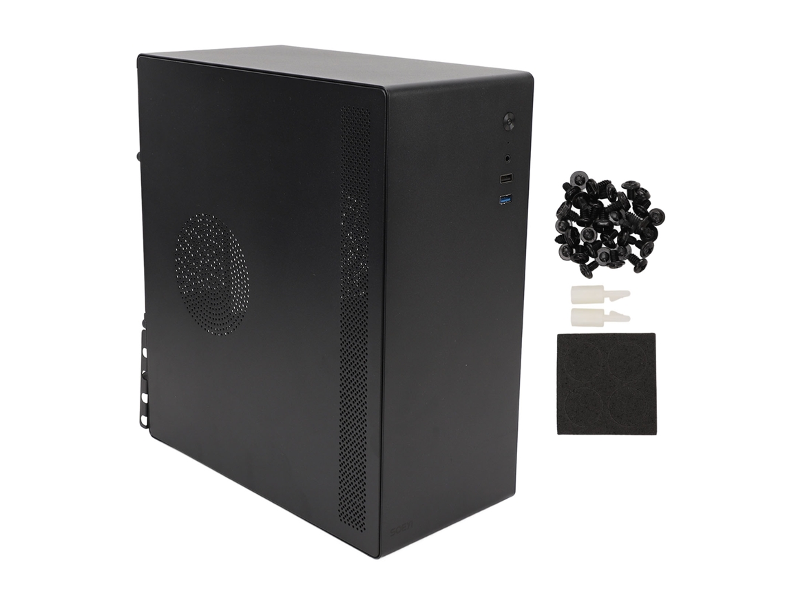 Caja De Computadora De Escritorio De Metal Con Diseño Espacial Fino, Caja De Pc Gaming Para Oficina En Casa