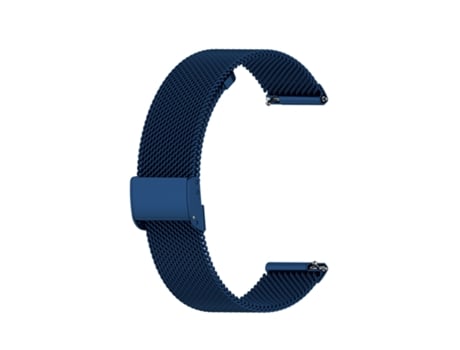 Correa de reloj inteligente de malla de acero y metal Milan de 22 mm con una hebilla para Huawei GT3 Pro 46 mm (azul)