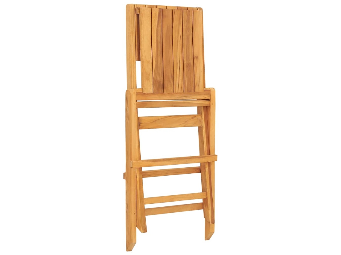 Maison Exclusive - Sillas De Jardín Plegables 4 Uds Madera Maciza Teca 47x61x90 Cm