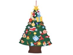 Fieltro navideño de 3 mm, diseño de puentes brillantes, decoración DIY