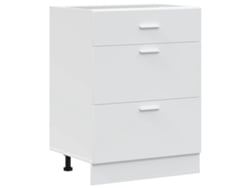Mueble Bajo De Cocina VIDAXL Blanco Madera contrachapada