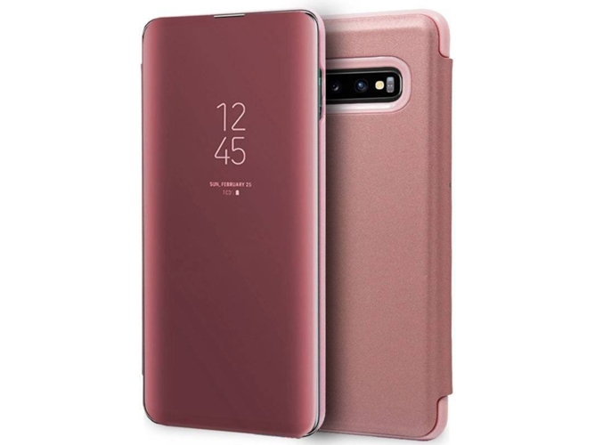Funda Samsung Galaxy S10 COOL Clear View Rosa