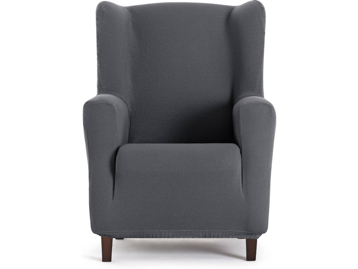 Funda de Sillón EYSA Premium Bronx Tejido Multielástico (90 x 80 x 100 cm - Poliéster - Gris Oscuro)