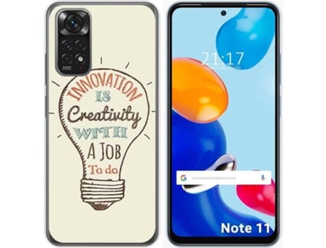 Carcasa Xiaomi Redmi Note 11 TUMUNDOSMARTPHONE Dibujos Creativity Multicolor