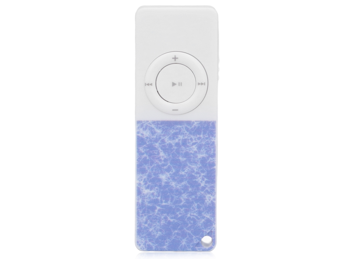 Reproductor De Música Mp3 Portátil Clásico Y Delgado Con Sonido Hifi Sin Pérdidas, Admite Hasta 64 Gb, Azul.