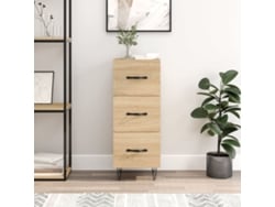 Aparador Madera Contrachapada Color Roble Sonoma 34,5x34x90 Cm