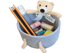 Cesta De Almacenamiento Tejida | Bonita Caja Vacía Con Forma De Animal - Para Decorar Libros
