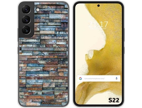 Carcasa Samsung Galaxy S22 5G TUMUNDOSMARTPHONE Dibujos Ladrillo 05 Multicolor