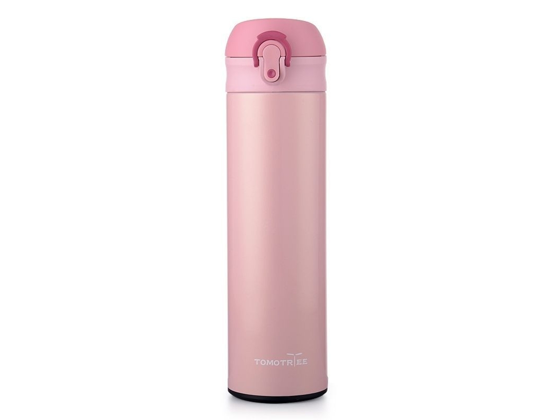 Botella de agua térmica de acero inoxidable de doble pared con aislamiento al vacío de 450 ml, modelo 2026, ideal para viajes, deportes y acampada.