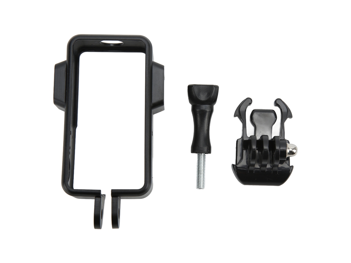 TRUYUETY Carcasa Protectora con Armazón de Protección y Soporte Shoe Mount para Cámara DJI ACTION 2