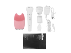 Kit De Depilador Eléctrico Multifuncional Para Cuerpo Cepillo De Limpieza Facial Máquina De Depilación