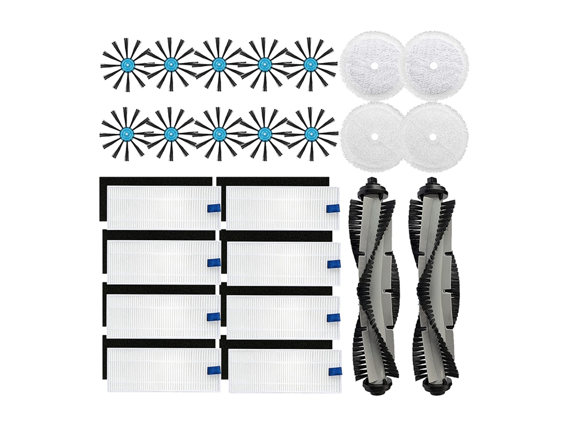 Kit de piezas de repuesto, fregona de microfibra, filtro Hepa y cepillo, accesorios adecuados para Robot aspirador Bissell 3115