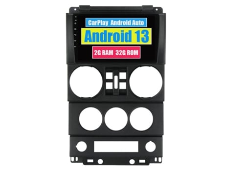 Autoradio Multimedia ROVERONE para Jeep Wrangler 3 JK 2008 - 2010 CarPlay Android Coche Radio Bluetooth Navegación
