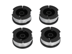 4 Carretes De Repuesto Para Línea De Cortacésped Af-100 De 9,14 M (30 Pies) Y 1,7 Mm (0,065 Pulgadas).