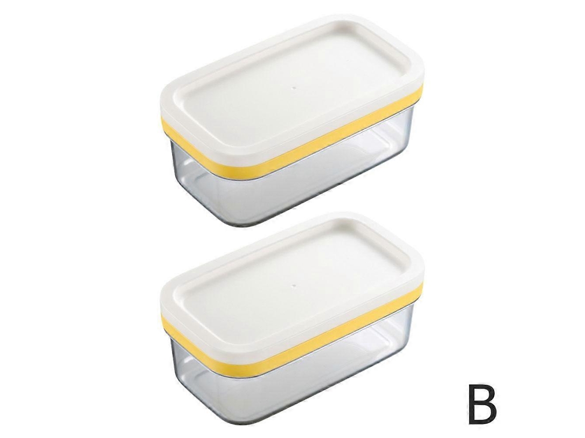 Cortador de mantequilla de acero inoxidable, para pan, pasteles y queso, recipiente para almacenar Everley891