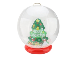 Bola Navideña Hinchable Con Luces Led, 60 Cm, Pvc, Grande, Decorativa Para Jardín O Uso Festivo Al Aire Libre.